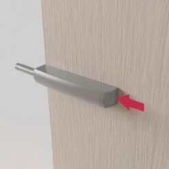 Emuca - Lot De 10 Ferme-portes Push Lite à Visser Sur L'armoire 80mm Plastique Gris - 1900421 -Kobleo 10 ferme portes push lite a visser 80mm plastique gris 1900421 emuca 8