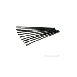 Silverline 10 Lames Scie Chantourner L:130mm La Coupe Du Plastique Et Du Bois (14