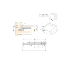 10 Paires De Coulisses Emuca Silver Profondeur 290mm Acier Zingué -Kobleo 10 paires de coulisses emuca silver profondeur 290mm acier zingue 7