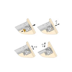 10 Paires De Coulisses Emuca Silver Profondeur 290mm Acier Zingué -Kobleo 10 paires de coulisses emuca silver profondeur 290mm acier zingue 8