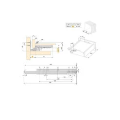 10 Paires De Coulisses Emuca Silver Profondeur 540mm Acier Zingué 16 10 Paires De Coulisses Emuca Silver Profondeur 540mm Acier Zingué -Kobleo 10 paires de coulisses emuca silver profondeur 540mm acier zingue 7