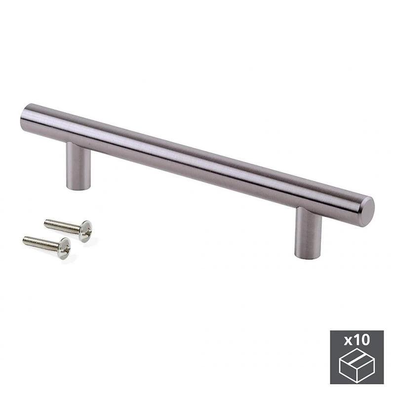 10 Poignées Pour Meuble Orlando D 12 Mm Entraxe 128 Mm Acier Nickel Sa 1 10 Poignées Pour Meuble Orlando D 12 Mm Entraxe 128 Mm Acier Nickel Sa