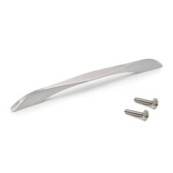 20 Poignées Pour Meuble Emuca Varna L247mm Entraxe 224mm Nickel Satiné