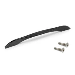 20 Poignées Pour Meuble Emuca Varna L247mm Entraxe 224mm Peint En Noir