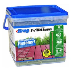 525 Vis Terrasse Protec-Kote 67mm Gros Filet Tête Plate Kreg