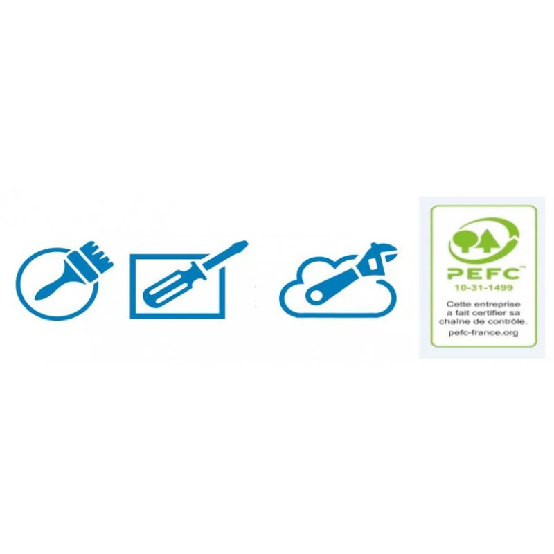 Abri Avec Bûcher Madriers Massif épaisseur 28 Mm Surface 1338 M2 VD333 5 Abri Avec Bûcher Madriers Massif épaisseur 28 Mm Surface 1338 M2 VD333 – Image 5