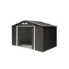 Abri De Jardin DUAE86PR Anthracite En Métal Titan 8x6 4,75m2 Duramax