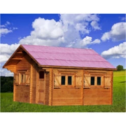 Abri De Jardin En Bois 60 Mm 35,34 M2 Sapin Massif CZ5060.02 -Kobleo abri de jardin en bois 60 mm 35 34 m2 sapin massif cz5060 02 habrita foresta 2