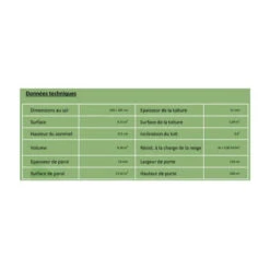 BALTIC Abri De Jardin En Bois Peint Gris 4,31 M2 SKUR4 Gris -Kobleo abri de jardin en bois peint gris 4 31 m2 skur4 gris 4