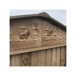 Abri De Jardin En Métal Woodgrain Imitation Bois 7,75m2 10x8 Duramax -Kobleo abri de jardin en metal woodgrain imitation bois 7 75m2 10x8 duramax 3