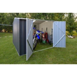 Abri Métal ES-3830-SG Colorbond 11,25m2 EasyShed -Kobleo abri metal es 3830 sg colorbond 11 25m2 easyshed 2