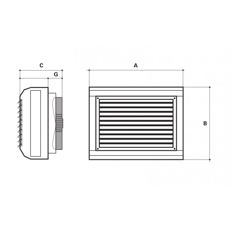 Aérotherme électrique 135kW 400V Triphasé 1500m3/h ProElec 2 Aérotherme électrique 135kW 400V Triphasé 1500m3/h ProElec – Image 2