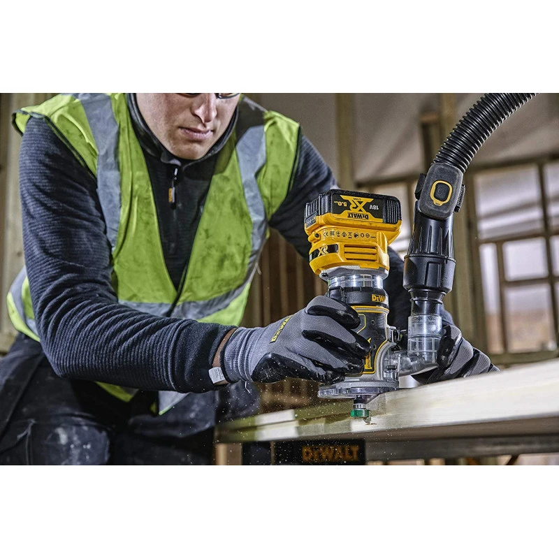 Affleureuse Et Défonceuse XR 18V 8mm Produit Seul Avec Coffret DeWalt 3 Affleureuse Et Défonceuse XR 18V 8mm Produit Seul Avec Coffret DeWalt – Image 3