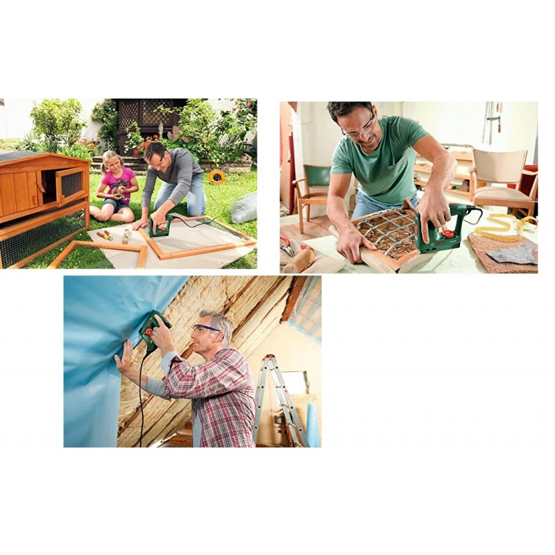 Bosch Agrafeuse Universelle Polyvalente Et Pointes (Agrafes 6 14 Mm) PTK 14 2 Bosch Agrafeuse Universelle Polyvalente Et Pointes (Agrafes 6 14 Mm) PTK 14 – Image 2