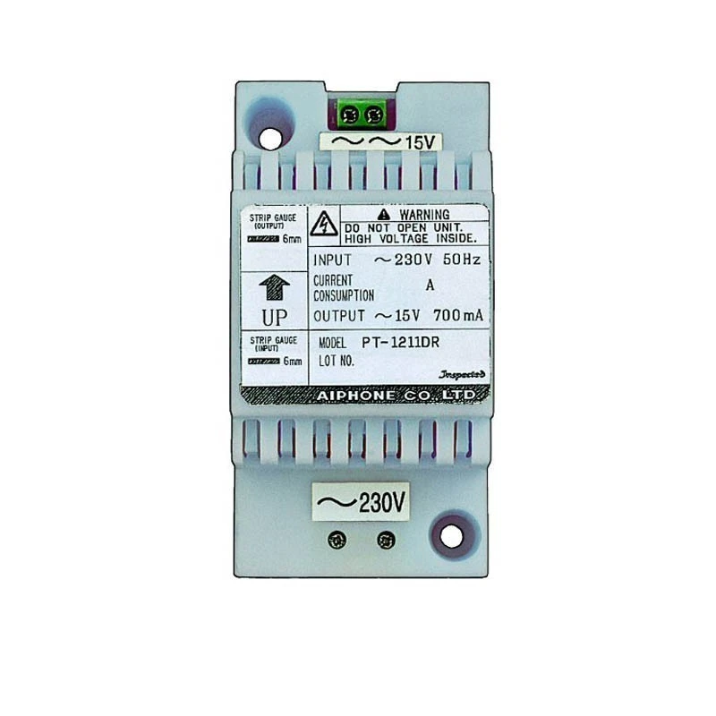 Alimentation Aiphone PT1211DR 230Vac/15Vac 0,7A 3 Modules 1 Alimentation Aiphone PT1211DR 230Vac/15Vac 0,7A 3 Modules