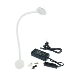 Emuca - Applique Led Flexible Kuma 150lm 2.1W Blanc Avec Convertisseur De Tension - 5014615