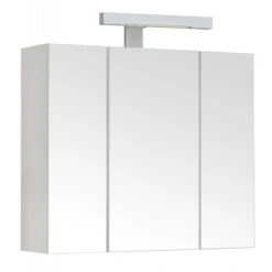 Armoire De Toilette 60cm 3 Portes Miroirs Blanc Mat PIAN’O Allibert