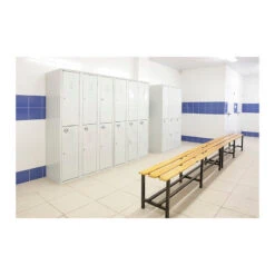 ArmoireVestiaire 3 Casiers (1 Colonne 3 Portes) 1800x300x500mm (Modèle -Kobleo armoirevestiaire 3 casiers 1 colonne 3 portes 1800x300x500mm modele 3