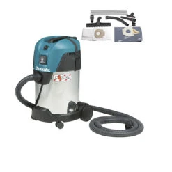Makita Aspirateur Eau Et Poussière 30l 1000W 210 Mbar Cuve Inox VC3011L