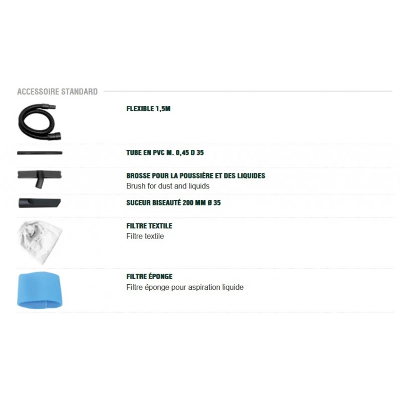 Aspirateur Eau Et Poussière Joker 1400 S 1400W 20L Lavor 6 Aspirateur Eau Et Poussière Joker 1400 S 1400W 20L Lavor – Image 6