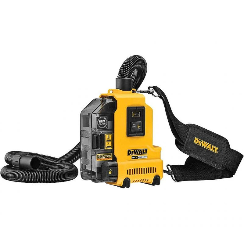 DeWALT Aspirateur Portable XR 18V Brushless 9 L/sec Sans Batterie Ni Chargeur 1 DeWALT Aspirateur Portable XR 18V Brushless 9 L/sec Sans Batterie Ni Chargeur