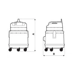 Aspirateur Poussière Liquide Solides 27 L 1000W Débit 64 L/s Professio -Kobleo aspirateur poussiere liquide solides 27 l 1000w debit 64 l s professio 5