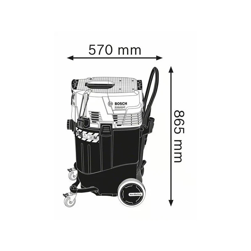 Aspirateur Solides Liquides 1200W Cuve 55 L Filtre Automatique GAS 55 2 Aspirateur Solides Liquides 1200W Cuve 55 L Filtre Automatique GAS 55 – Image 2