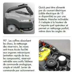 Autolaveuse Compacte Quick 36E 460mm 370W 1260m2/h Lavor Pro -Kobleo autolaveuse compacte quick 36e 460mm 370w 1260m2 h lavor pro 2