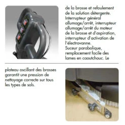 Autolaveuse Compacte Quick 36E 460mm 370W 1260m2/h Lavor Pro -Kobleo autolaveuse compacte quick 36e 460mm 370w 1260m2 h lavor pro 3