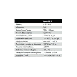 Autolaveuse Opérateur à Bord 900/1000 Mm 6200 M²/h 24V Comfort S-R 90 -Kobleo autolaveuse operateur a bord 900 1000 mm 6200 m2 h 24v comfort s r 90 lavor 2