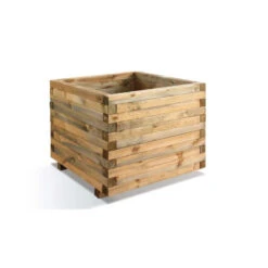 Bac à Fleurs En Bois Carré 532L STOCKHOLM 100 Carré