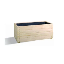 Bac à Fleurs En Bois Modulable Et Personnalisable 92L ESSENCIA 80