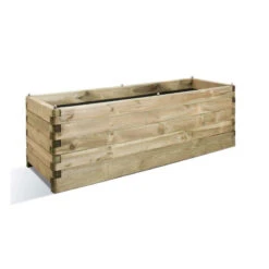 Bac à Fleurs En Bois Rectangle 208L OLEA 150