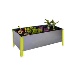 Bac à Fleurs Galva/vert 140L UrbanGarden 410x900x600 Galva