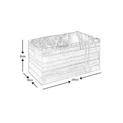 Bac à Fleurs Rectangle 202L LIGN Z 100 -Kobleo bac a fleurs rectangle 202l lign z 100 jardipolys 2