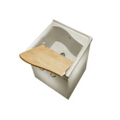 Bac à Laver LAGO 61 X 60 Cm En Céramique à Poser Sur Meuble (non Fourn