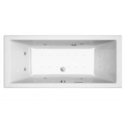 ALLIBERT Baignoire Balnéo Rectangulaire Dolcea 180 X 80 X 50-525 Cm Blanc Kando