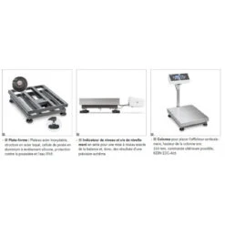 Balance Plateforme Industrielle EOC60K-3 30/60Kg 300x300x100mm Kern -Kobleo balance plateforme industrielle eoc60k 3 30 60kg 300x300x100mm kern 2