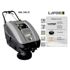 Balayeuse Autotractée Vibreur Filtre Manuel 680mm Honda 4 HP 29kW SWL