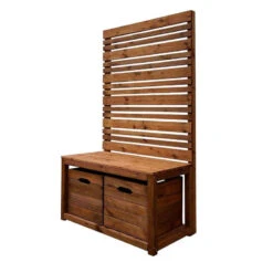 Banc Occultant Jardipolys MEMPHIS En Pin Cl3 91x50x160cm