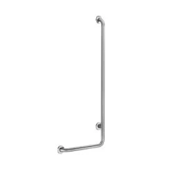 Barre De Maintien En L Diam 32, H. 1150 Mm à Gauche Inox Poli Satiné