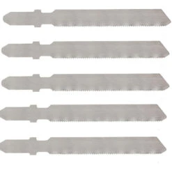 Blister 5 Lames Scie Sauteuse Standard Hss 75x50x0.9 T