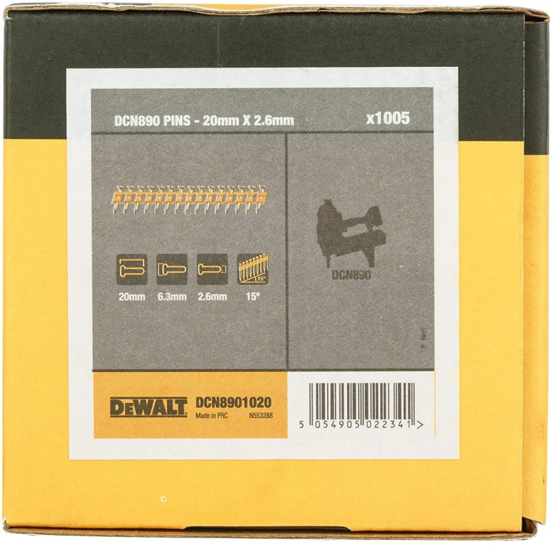 DeWALT Boîte De 1005 Pointes Béton Standard Pour Cloueur DCN890 26x20mm DCN89 4 DeWALT Boîte De 1005 Pointes Béton Standard Pour Cloueur DCN890 26x20mm DCN89 – Image 4
