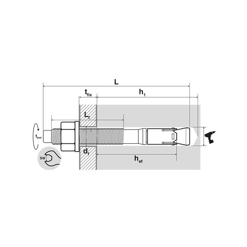 Boîte De 50 Goujons D'ancrage Scell-it A4-BZ2-10X100 Inox A4 M10x100mm 2 Boîte De 50 Goujons D'ancrage Scell-it A4-BZ2-10X100 Inox A4 M10x100mm – Image 2
