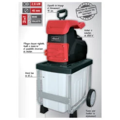 Scheppach Broyeur De Végétaux Silencieux 2,8kW 50L GS50 9 Scheppach Broyeur De Végétaux Silencieux 2,8kW 50L GS50 -Kobleo broyeur de vegetaux silencieux 2 8kw 50l gs50 scheppach 4