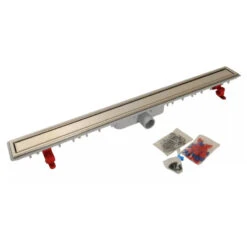 Caniveau De Douche Nicoll Docia SICANFH100R 990x95mm D40mm Sans Natte