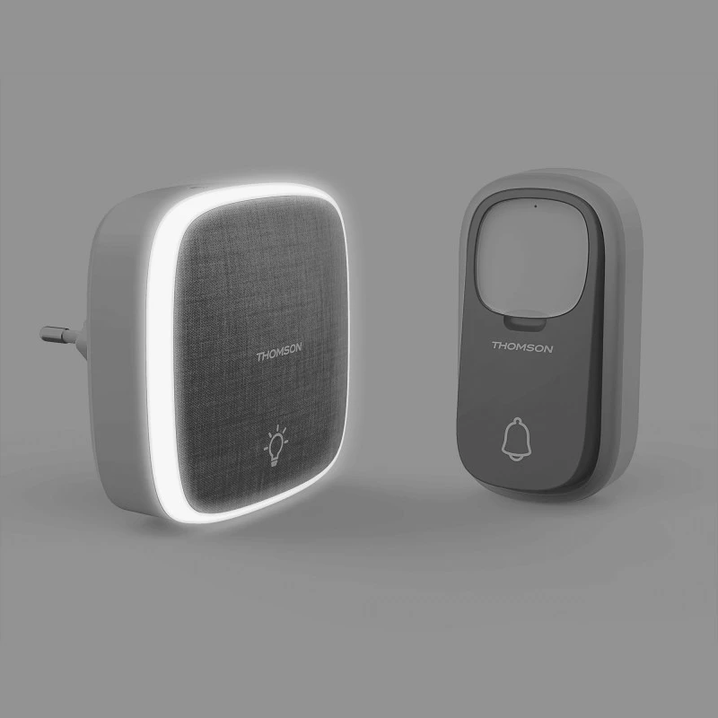 THOMSON Carillon Sans Fil Sans Pile Portée 150 M En Champ Libre Kinetic Halo P 2 THOMSON Carillon Sans Fil Sans Pile Portée 150 M En Champ Libre Kinetic Halo P – Image 2