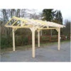 Carport Double Pente 1750 M² Avec Préparation Pour Couverture KA3550ST
