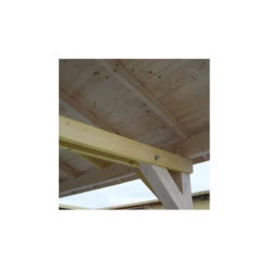 Carport En Bois Double Pente Bardeau Bitumé En Rouleau 1086m2 KA3550BM -Kobleo carport en bois double pente bardeau bitume en rouleau 1086m2 ka3550bm 2