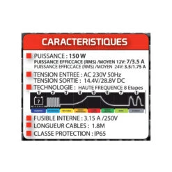 Chargeur Batterie 150 W 3.5/1.75 A MHF7E 5 Chargeur Batterie 150 W 3.5/1.75 A MHF7E -Kobleo chargeur batterie 150 w 3 5 1 75 a mhf7e 2